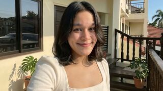 LaraSnow asian trans performer with long hair cam details